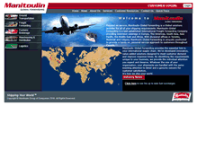 Tablet Screenshot of manitoulinglobalforwarding.com